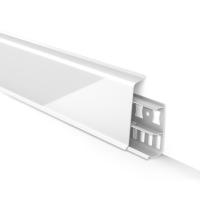 Коллекция плинтусов «ДЕКОНИКА» 001-G Белый глянцевый, 70 мм